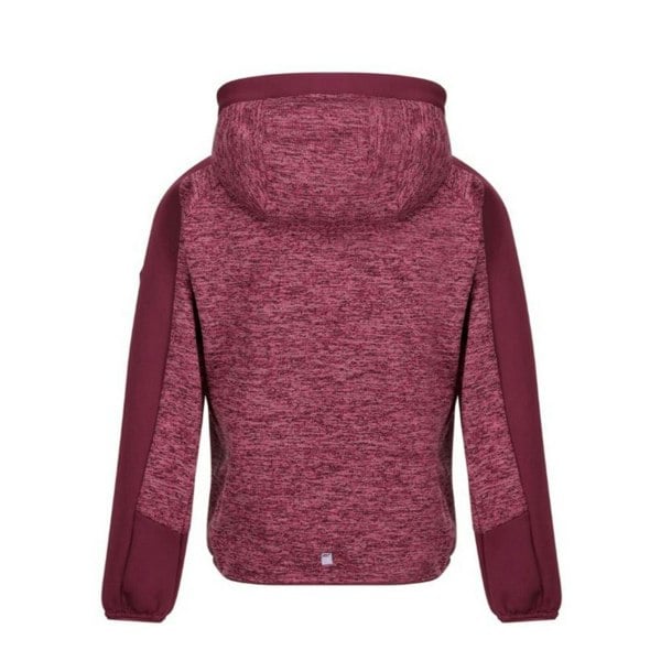 Regatta Childrens/Kids Dissolver VI Marl Fleece Full Zip Hoodie - Violet/Amaranth Haze