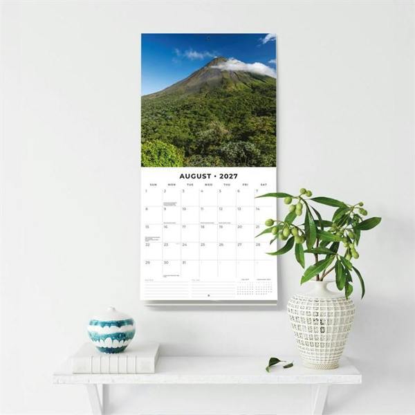 Costa Rica Calendar 2027, Wall Calendars, Month To View, Travel, Gift