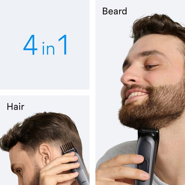 Braun All-in-One Series 3, AIO3500, 4-in-1 Grooming Kit - Grey