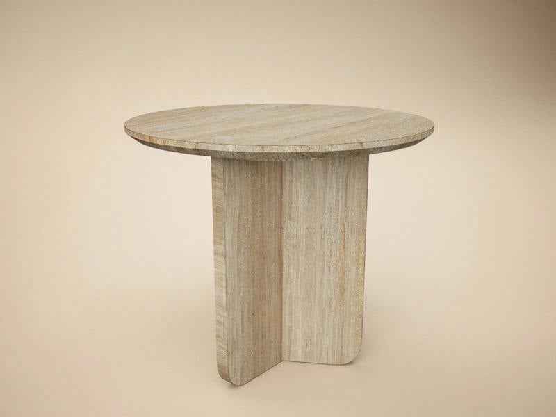 SOLACE+CO Aven Sintered Stone Effect Side Table