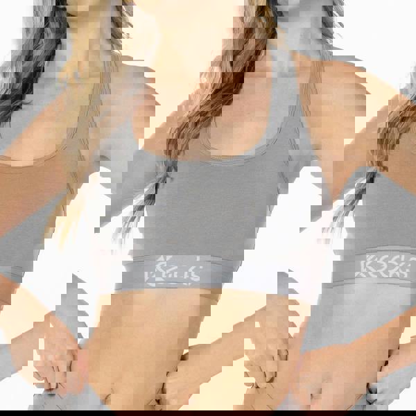 Kecks Grey Modal Sports Bralette