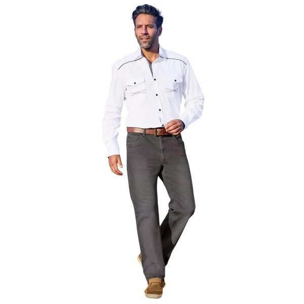 Atlas For Men Mens Stretch Regular Jeans - Grey