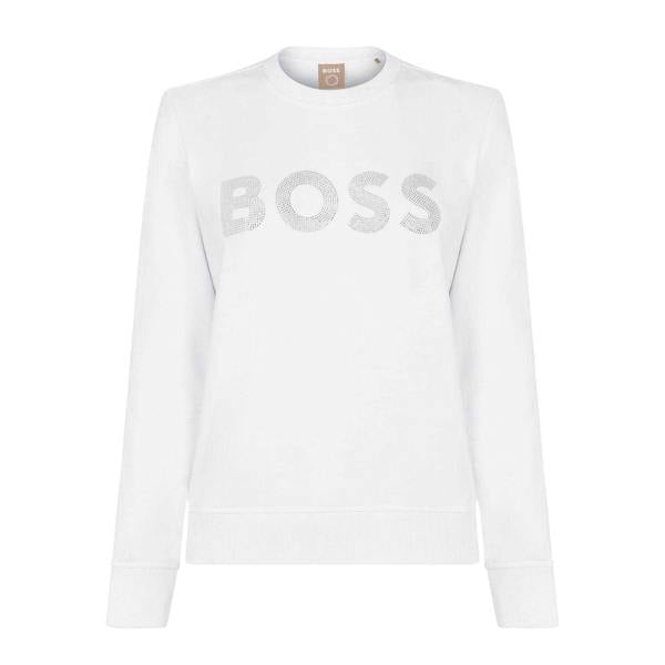 Boss Womens/Ladies Logo Sweatshirt - White - 
