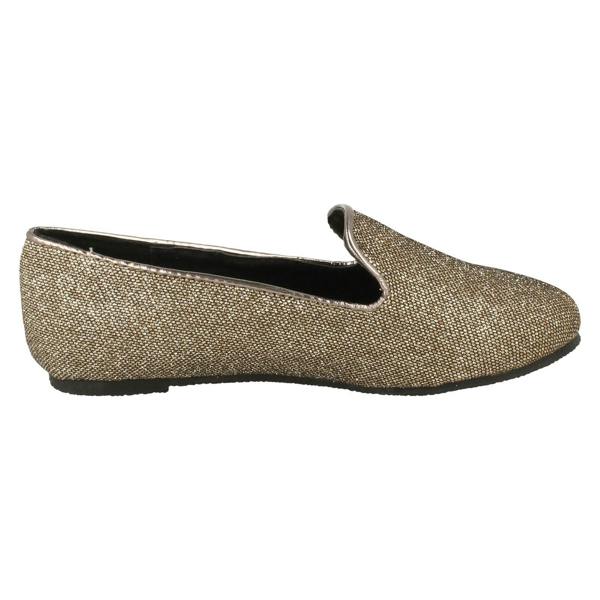 Cutie Girls Cutie Slip On Glitter Ballerina Shoes H2253