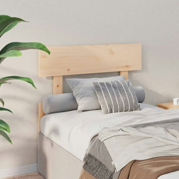 Berkfield Bed Headboard 93.5x3x81 cm Solid Wood Pine