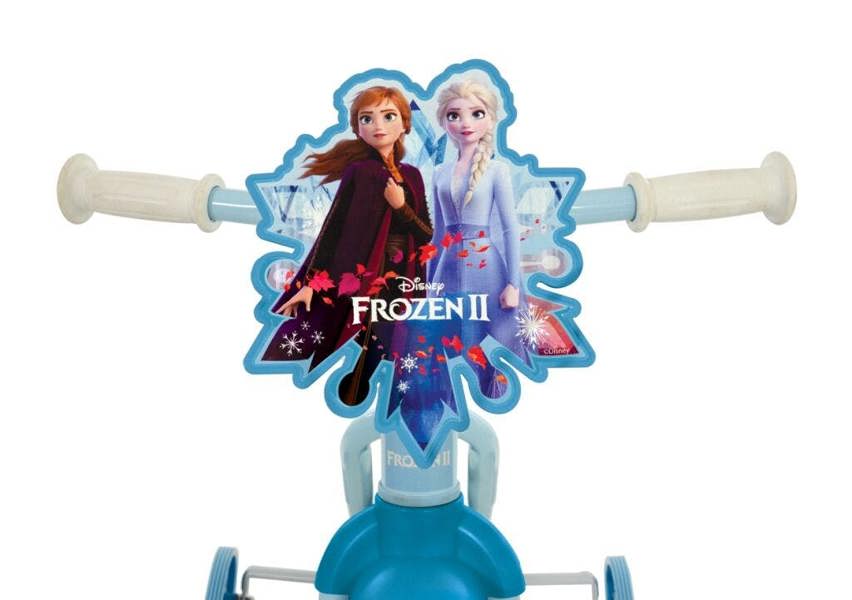 MV Sports MV Frozen 2 Kids 2-In-1 10" Training Bike - Balance/Pedal w/ Stabilisers