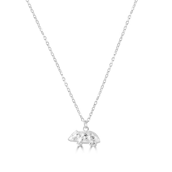 Mylee London Hamster Silver Necklace - Personalised