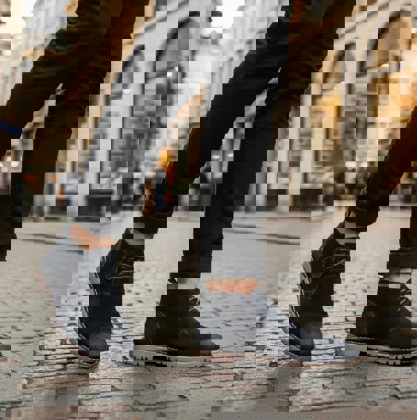 Popps COOPER Mens Desert Boots Navy