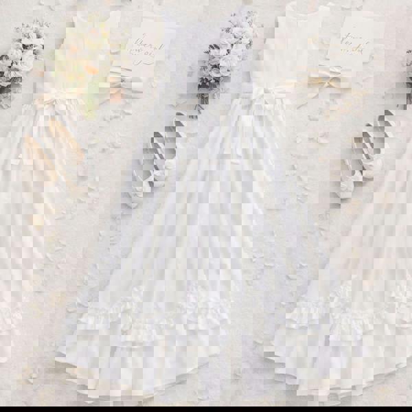 Visara Thea Ivory Flower Girl Dress