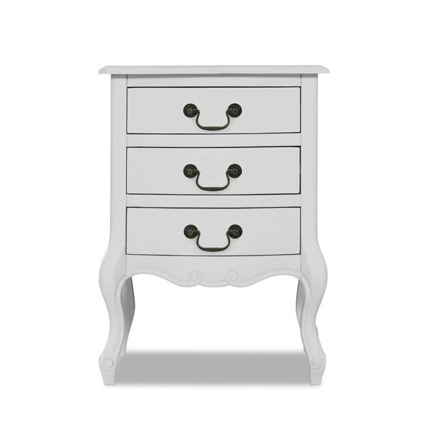 Statement Furniture Juliette Vintage Chic 3 Drawer Bedside Table
