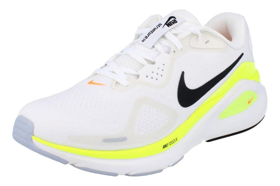 Nike Structure 26 Mens Running Trainers Hj1102 Shoes  103 - Summit White Black Volt 103 - Photo 0