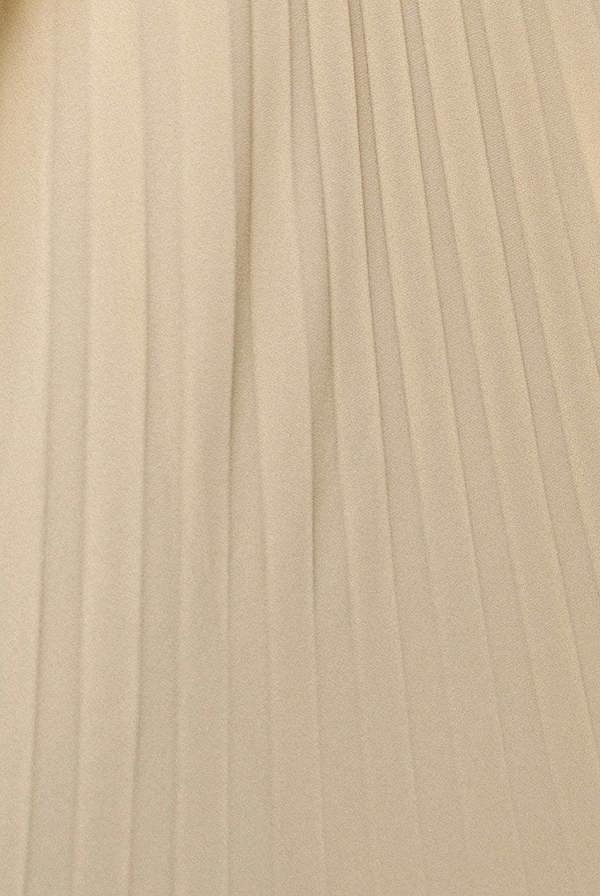 Sleeveless Pleated Chiffon Multiway Scarf Maxi Dress - Butter Yellow DR4829