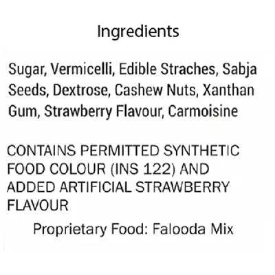 BAKERS FALOODA MIX STRAWBERRY 200g