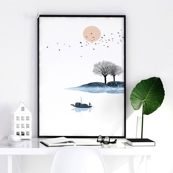 Artwork for an office | set of 3 wall art prints