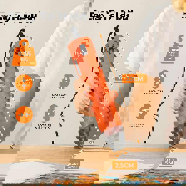 Traderight Hot Air Gun Portable Mini Heat Gun for DIY Crafts Shrink Wrapping