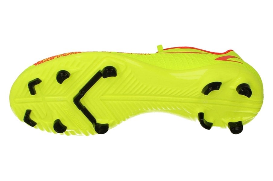Nike Junior Vapor 14 Club Fg/Mg Football Boots Cv0823  760 - Volt Bright Crimson 760 - Photo 4