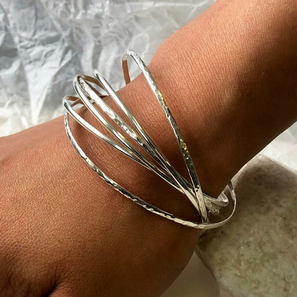 Silver Russian Bangle - Otis Jaxon Silver Jewellery