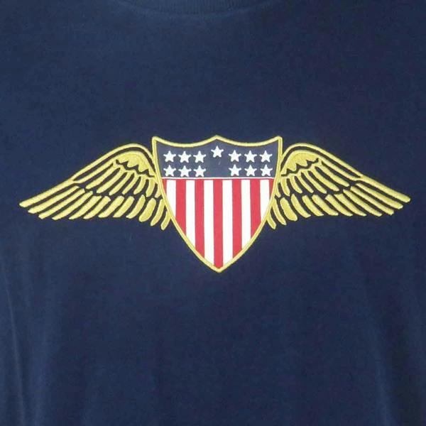 Vintage USA Rugby T-Shirt Heritage Style Badge