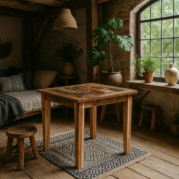 Wyld Haus Seattle Reclaimed Wood Small Dining Table