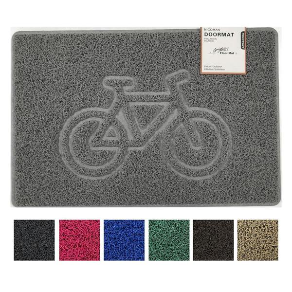 Nicoman "Cycle" Grey Spaghetti Doormat