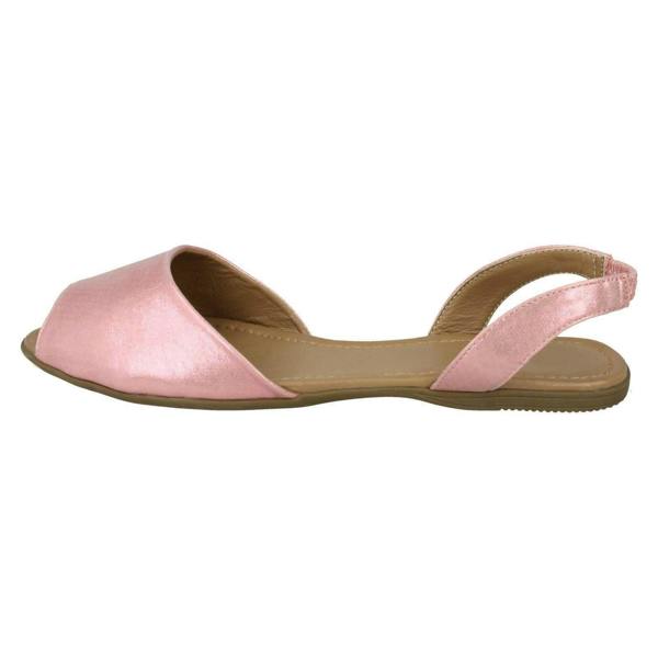 Spot On Ladies Spot On Flat Slingback Mule Sandals