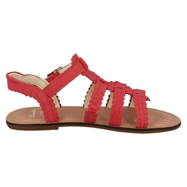 Clarks Girls Clarks Buckle Fastening Open Toe Sandals Loni Moon