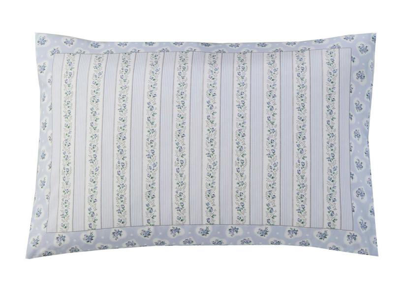 Cath Kidston Ticking Stripe Blue Super King Duvet Cover Set