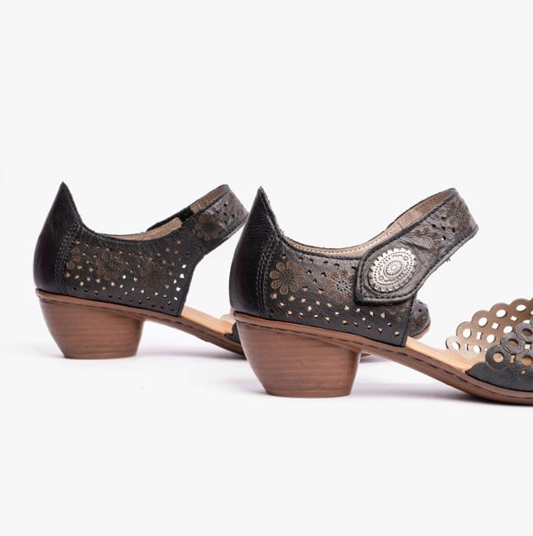 Rieker 43753-00 Womens Shoes - Black