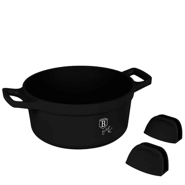 Berlinger Haus Casserole with lid, 24 cm Berlinger Haus BH1457 Black Rose