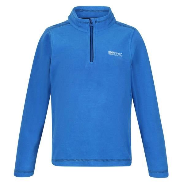 Regatta Great Outdoors Childrens/Kids Hot Shot II Half Zip Fleece Top - Oxford Blue/Navy