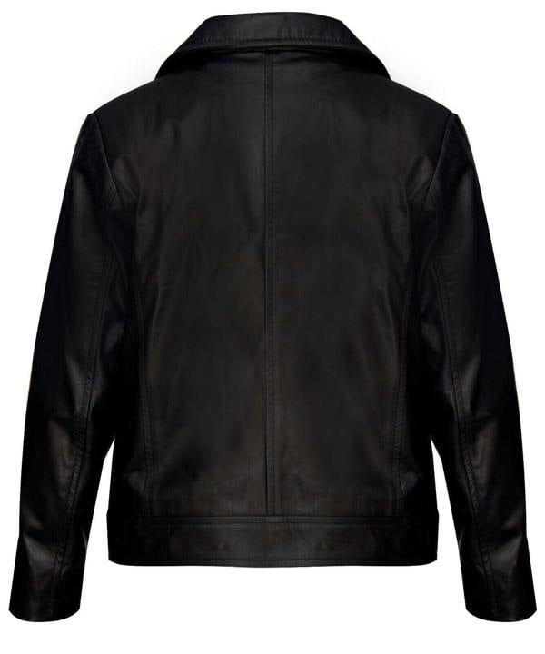 Infinity Leather Kids Jackets Designer's Girls 100% Leather Jacket Zip Up Biker Coats (1-13Years)