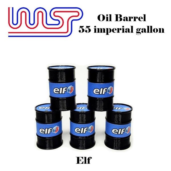 MCSlots Elf 5 x Barrel Drum 1:32 Scale Slot Car Track Scenery Wasp