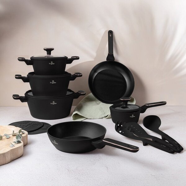 Berlinger Haus Black Rose BH8363 – 15 Piece Cookware Set