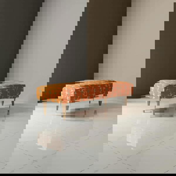 Contemporary Entrance Bench for Stylish Flats – Premium Stitched Lid Ottoman Bench - ISTOOLS