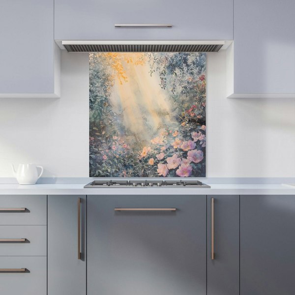 Warren Reed Flowers in the Wood Glass Kitchen Splashback - 00002