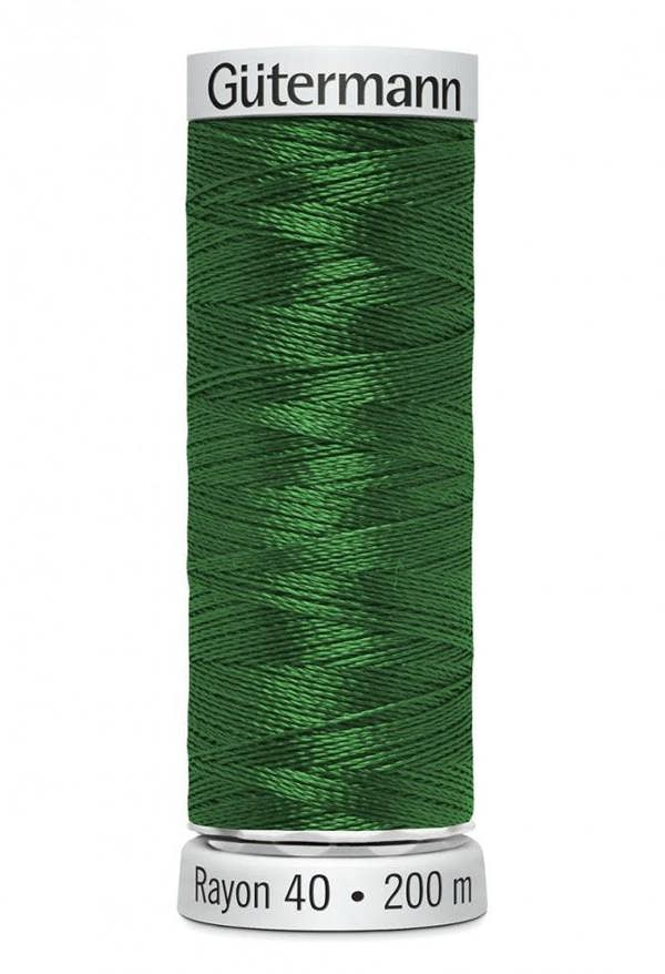 Gutermann No 40 Sulky Rayon Embroidery Thread 200m Rayon Thread Suitable For Embroidery
