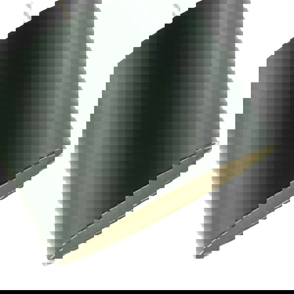 Classic Forest Green Faux Leather Lamp Shade with Inner Cotton Lining Image 3