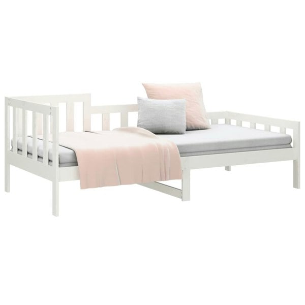 Berkfield Day Bed White 80x200 cm Solid Wood Pine
