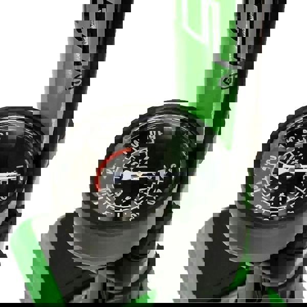 Awe 160 PSI Heavy Duty Steel Track Floor Pump With Gauge Dual Valve