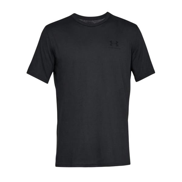 Under Armour Mens Sportstyle Chest Logo T-Shirt - Black - 