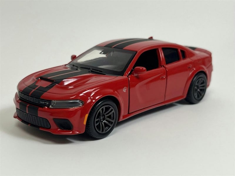 Tayumo Dodge Charger Red LHD Pull and Go 1:36 Scale Tayumo 36145215