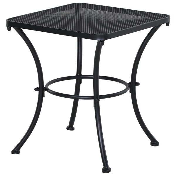 Wyld Haus Aritte Metal Black Square Outdoor Bistro Table 45 x 45 x 50cm