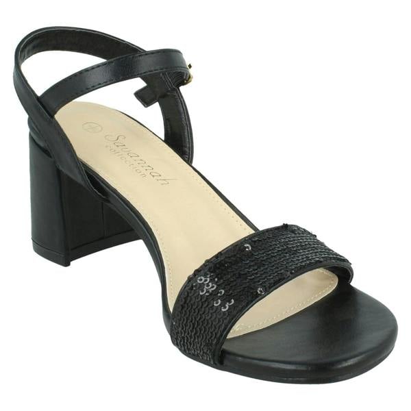 Savannah Ladies Savannah Blocked Heel Sandals F12018