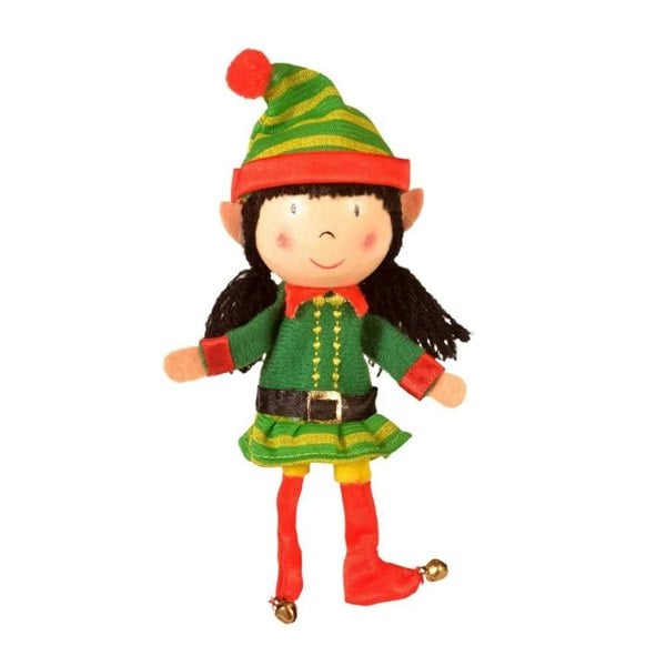 Fiesta Crafts Girl Elf Finger Puppet