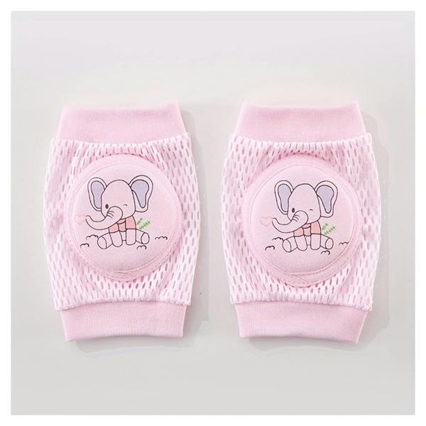 Dragodirect 1 Pair Knee And Elbow Pads Breathable Mesh with Cute Dog Monkey Print