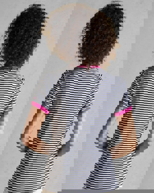 Joules Erin Womens Striped T-Shirt - Navy Stripe - CHO - Designer 