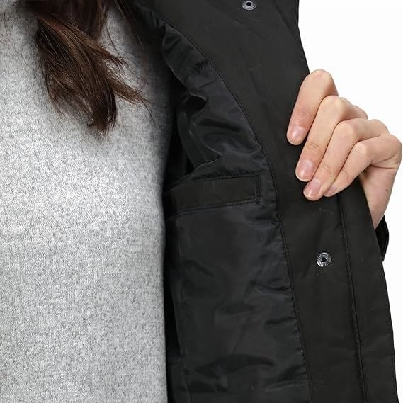 Regatta Women's Bria Faux Fur Lined Waterproof Jacket - Black