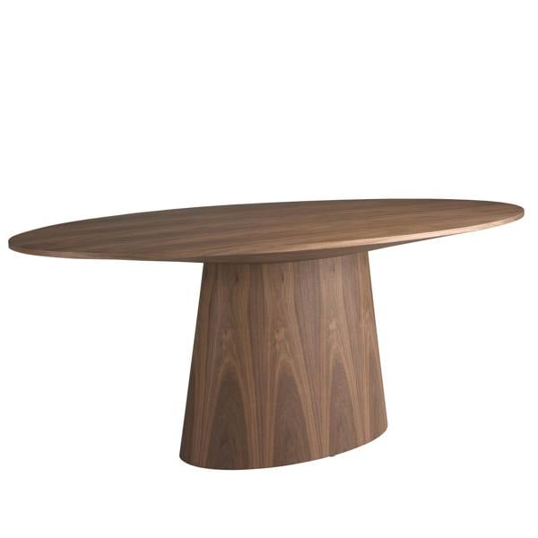 Angel Cerdá Oval walnut dining table 1013
