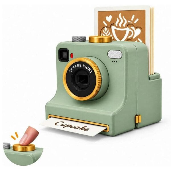 Obasyhig 3D-Printed Latte Art Camera - Green