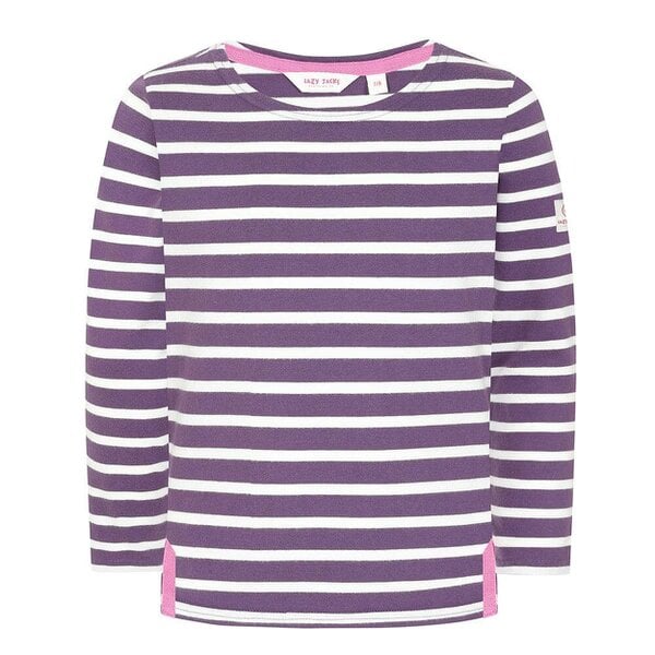 Lazy Jacks LJ97C - Girls Long Sleeve Top - Loganberry